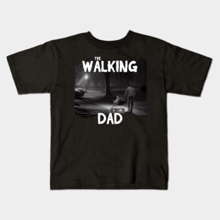 The Walking Dad - Walks In The Park With A Stroller Kids T-Shirt